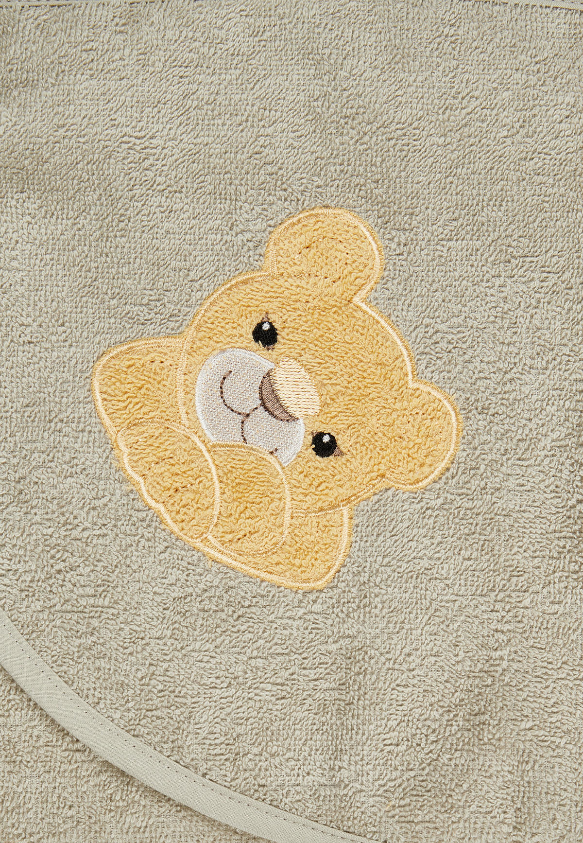 KAPUZENBADETUCH Löwe Leo  - Mintgrau, Basics, Textil (80/80/0,5cm) - Sterntaler