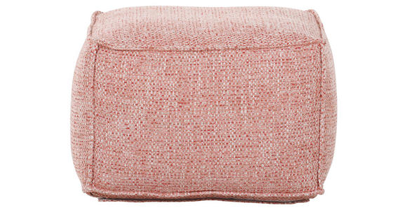HOCKER Chenille Koralle  - Koralle, KONVENTIONELL, Textil (65/45/65cm) - Carryhome