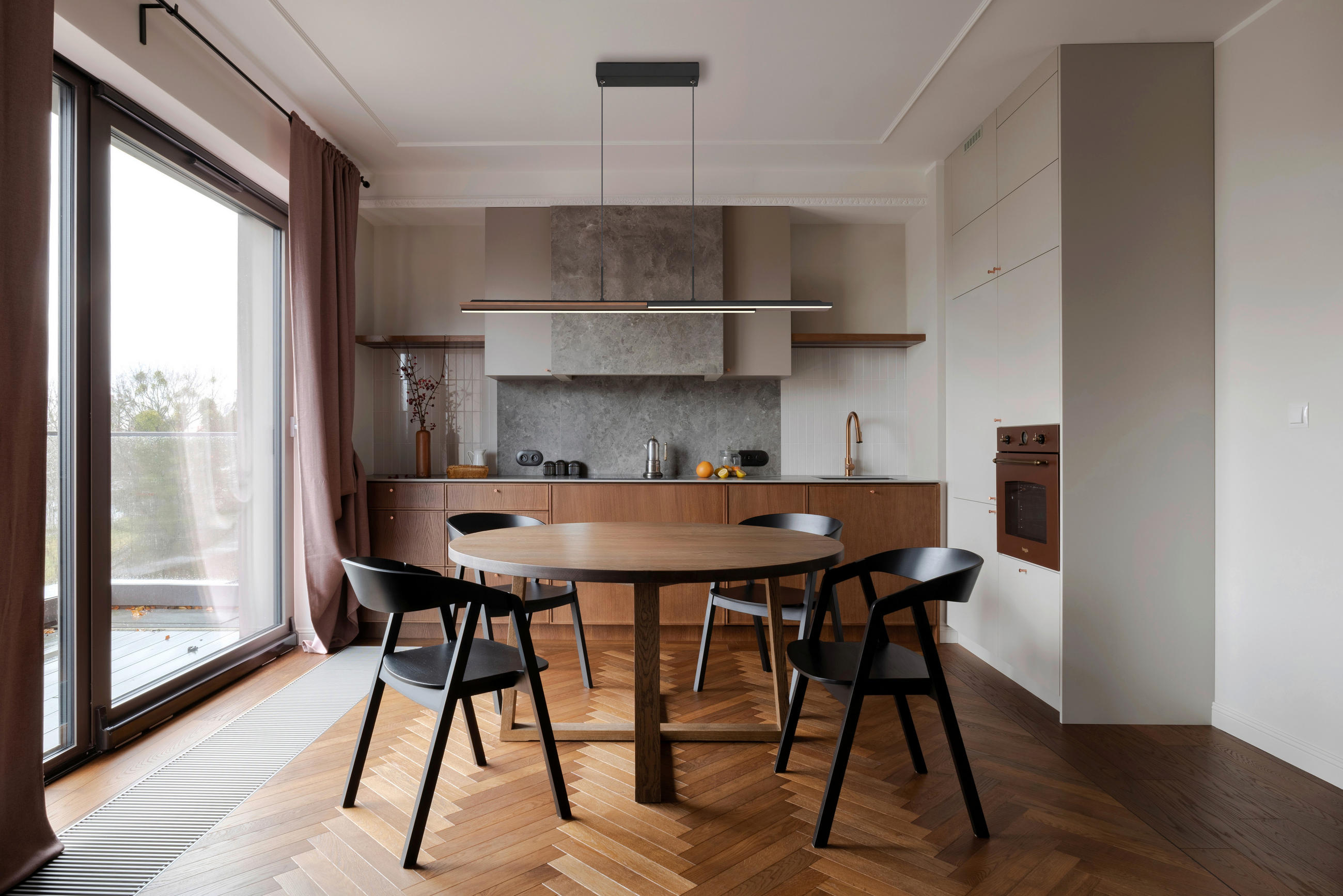 LED-HÄNGLAMPA QUITO 100,4/6/150 cm  - vit/svart, Design, metall/plast (100,4/6/150cm) - Globo