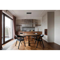 LED-HÄNGLAMPA QUITO 100,4/6/150 cm  - vit/svart, Design, metall/plast (100,4/6/150cm) - Globo