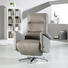 RELAXSESSEL in Leder Creme - Chromfarben/Creme, Design, Leder/Metall (79/108/90-164cm) - Stylife RELAXSESSEL in Leder Creme - Chromfarben/Creme, Design, Leder/Metall (79/108/90-164cm) - Stylife