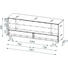 TV-ELEMENT 160/60/42 cm - Alufarben/Schwarz, KONVENTIONELL, Glas/Holzwerkstoff (160/60/42cm) TV-ELEMENT 160/60/42 cm - Alufarben/Schwarz, KONVENTIONELL, Glas/Holzwerkstoff (160/60/42cm)