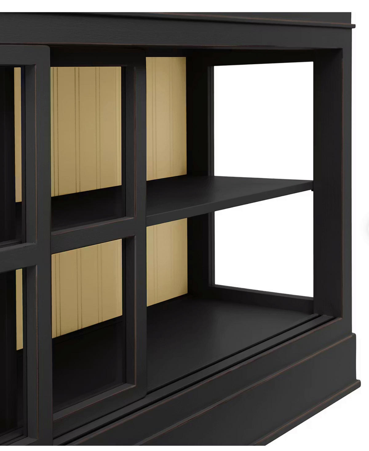 SIDEBOARD UrbanClass  in 190,5/82/49 cm  - Creme/Schwarz, LIFESTYLE, Glas/Holz (190,5/82/49cm) - Livetastic