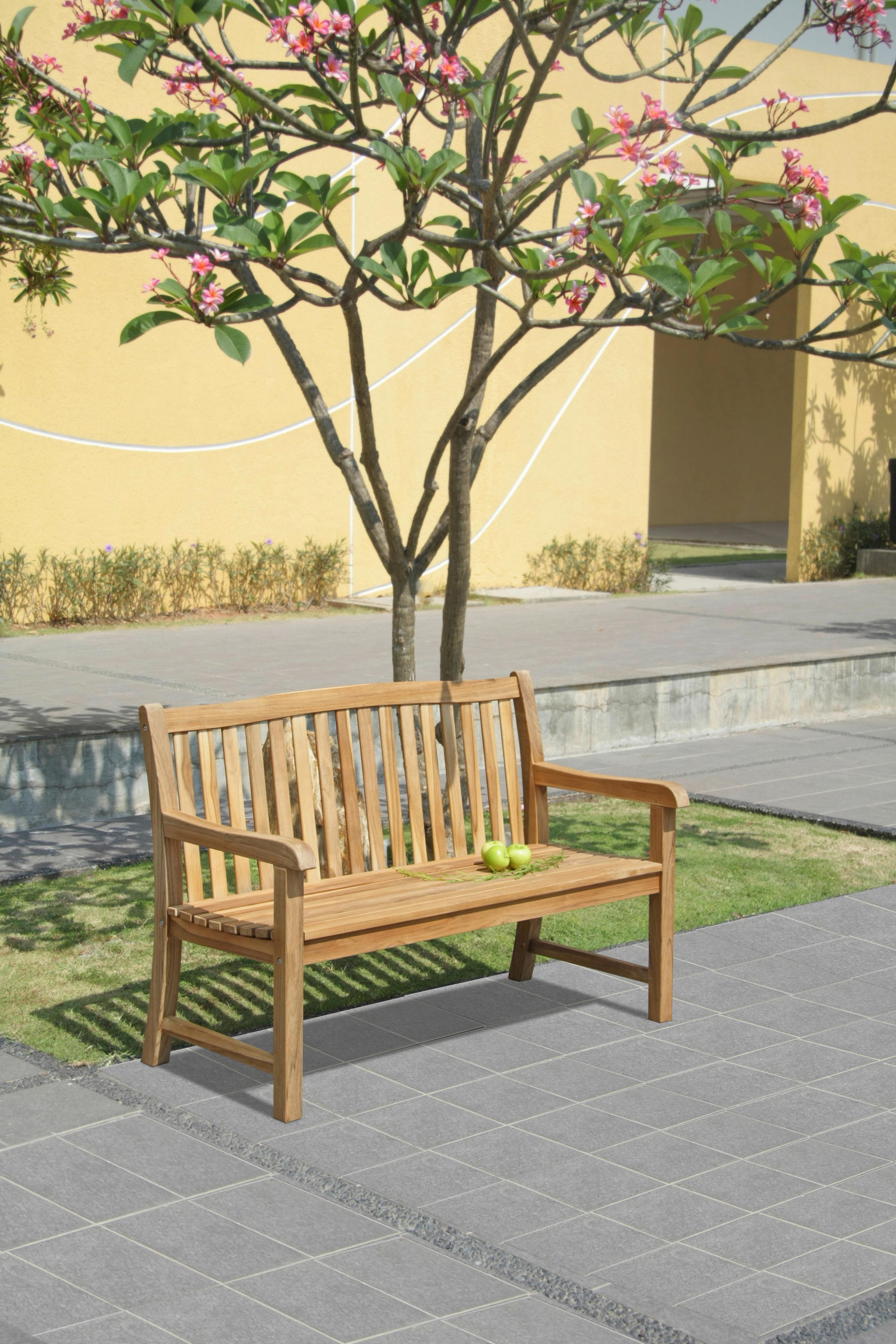 GARTENBANK 130/90/63 cm Teakholz   - Teakfarben, LIFESTYLE, Holz (130/90/63cm) - Zebra 