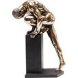 SKULPTUR - Goldfarben/Schwarz, MODERN, Kunststoff (25/35/12cm) - Ambia Home