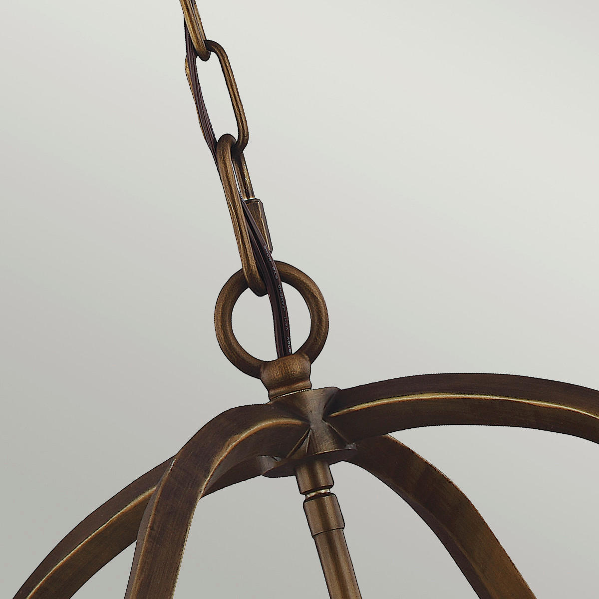HÄNGELEUCHTE 51.4/87 cm    - Messingfarben, Basics, Metall (51.4/87cm) - Elstead Lighting