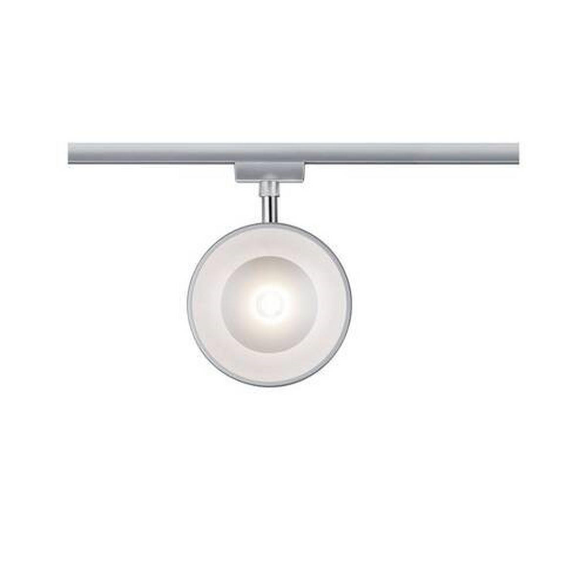 SCHIENENSYSTEM-STRAHLER 12,3/19,1 cm   - Chromfarben, Design, Metall (12,3/19,1cm) - Paulmann