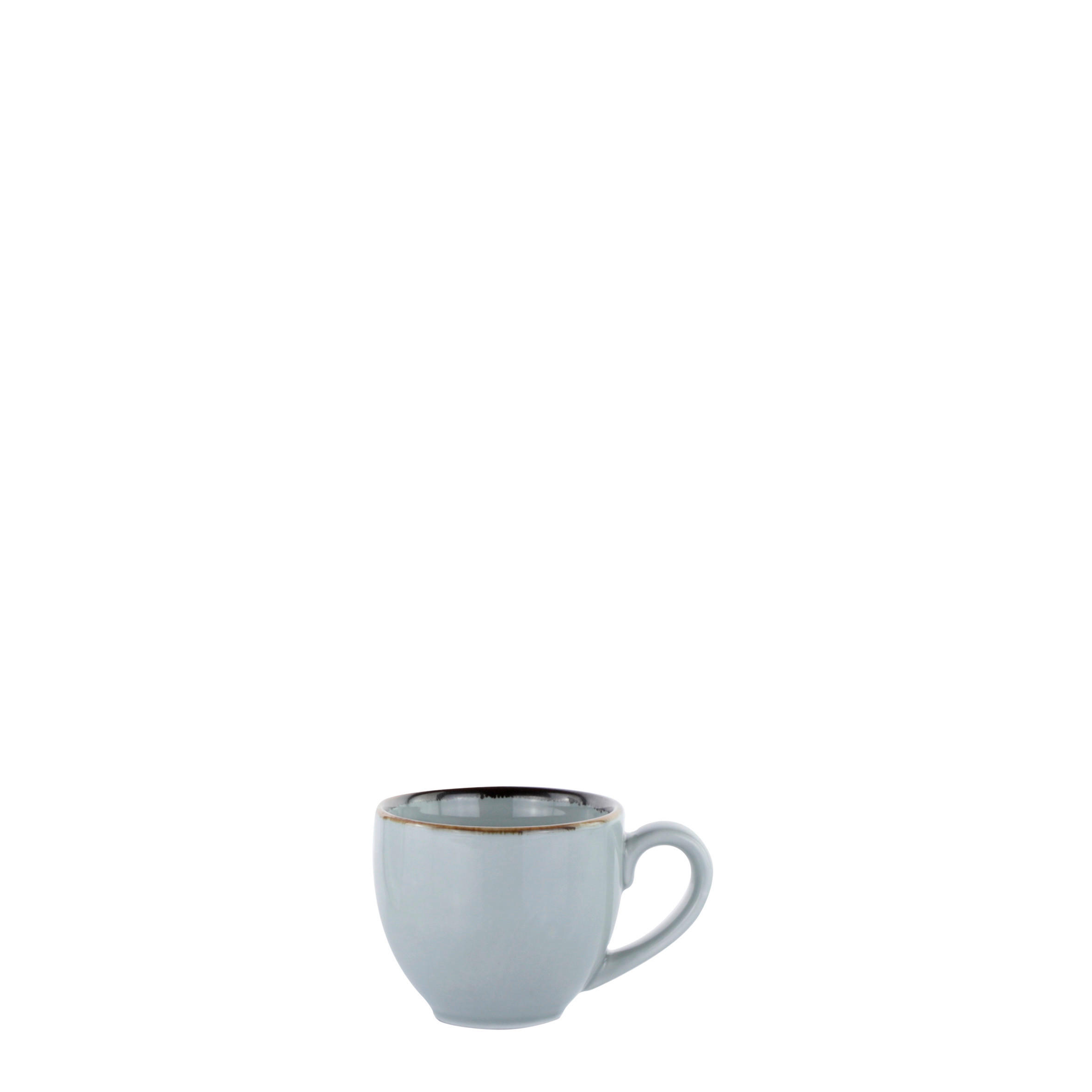 CEAȘCĂ PENTRU ESPRESSO 90 ml  - gri albastru, Trend, ceramică (6,2/5,5cm) - Novel