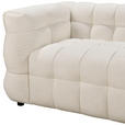3-SITZER-SOFA Struktur Naturfarben  - Schwarz/Naturfarben, Design, Kunststoff/Textil (218/71/90cm) - Carryhome