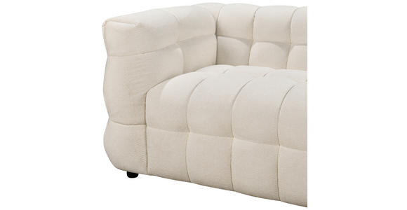 3-SITZER-SOFA Struktur Naturfarben - Schwarz/Naturfarben, Design, Kunststoff/Textil (218/71/90cm) - Carryhome