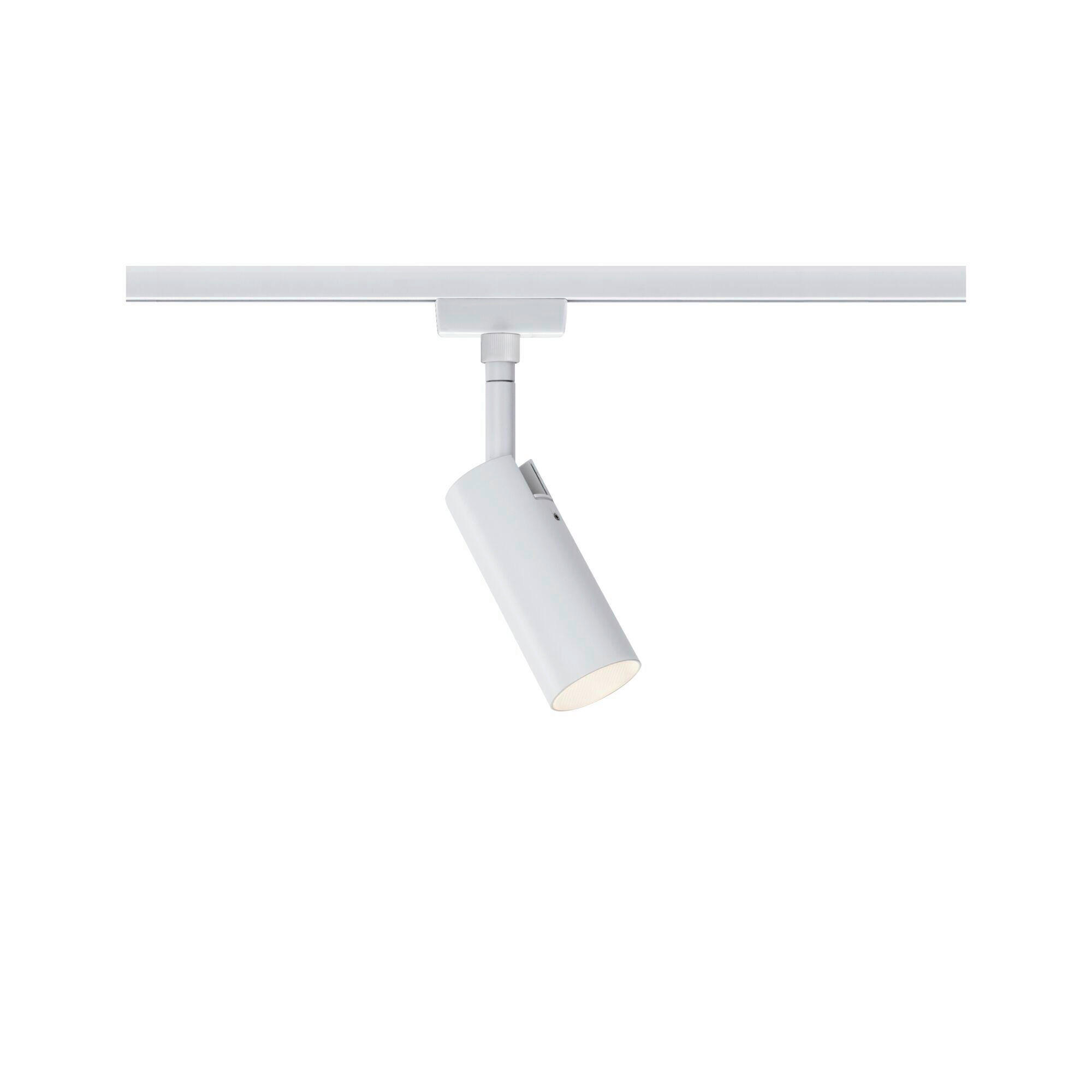 SCHIENENSYSTEM-STRAHLER URail Spot Tubo 4,3/18,8 cm   - Weiß, Basics, Kunststoff/Metall (4,3/18,8cm) - Paulmann