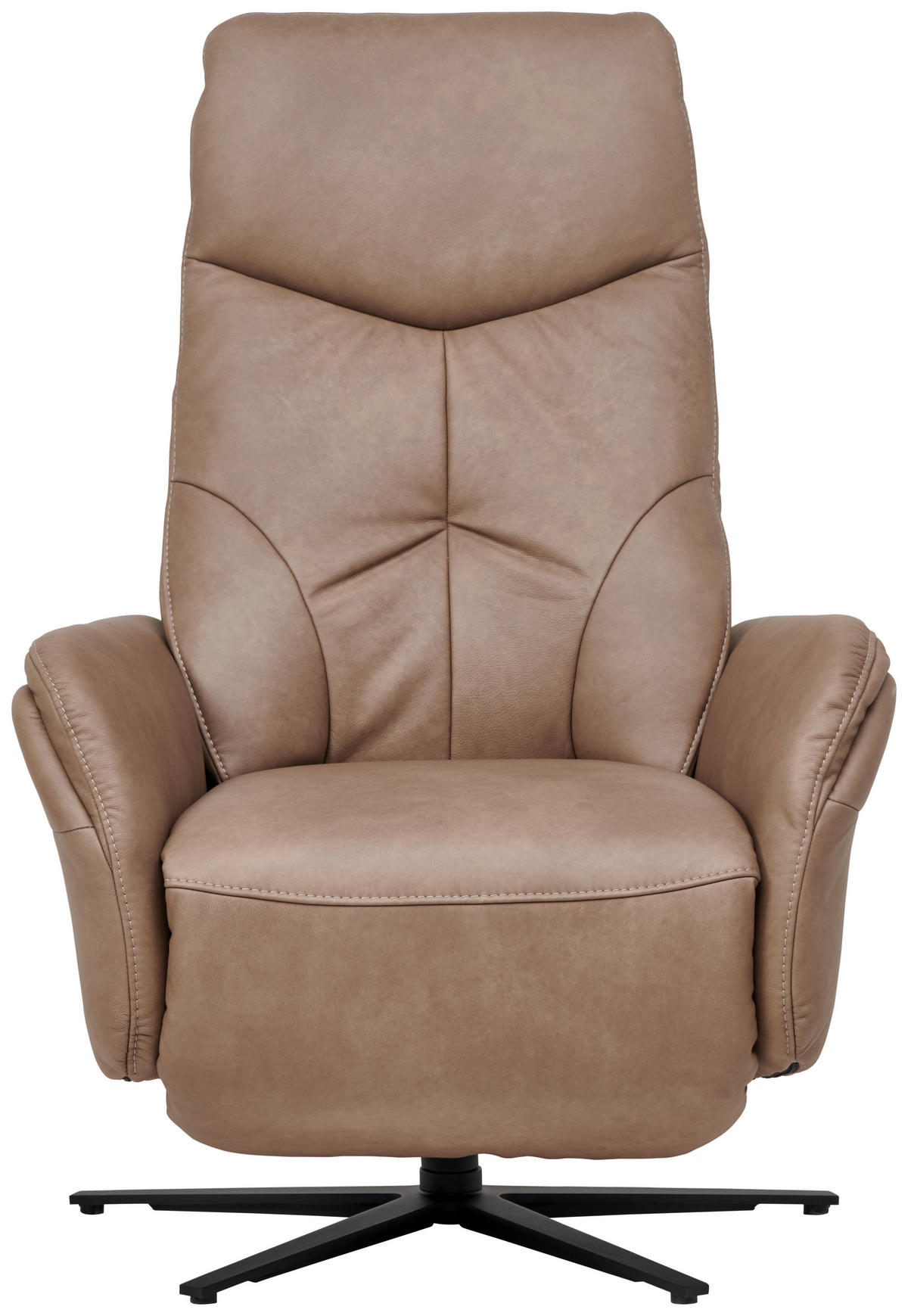 RELAXSESSEL in Textil Braun  - Anthrazit/Braun, Design, Textil/Metall (77/110/89cm) - Himolla