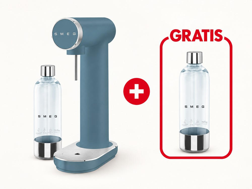 WASSERSPRUDLER COLLEZIONE  - Blau, Basics, Metall - SMEG
