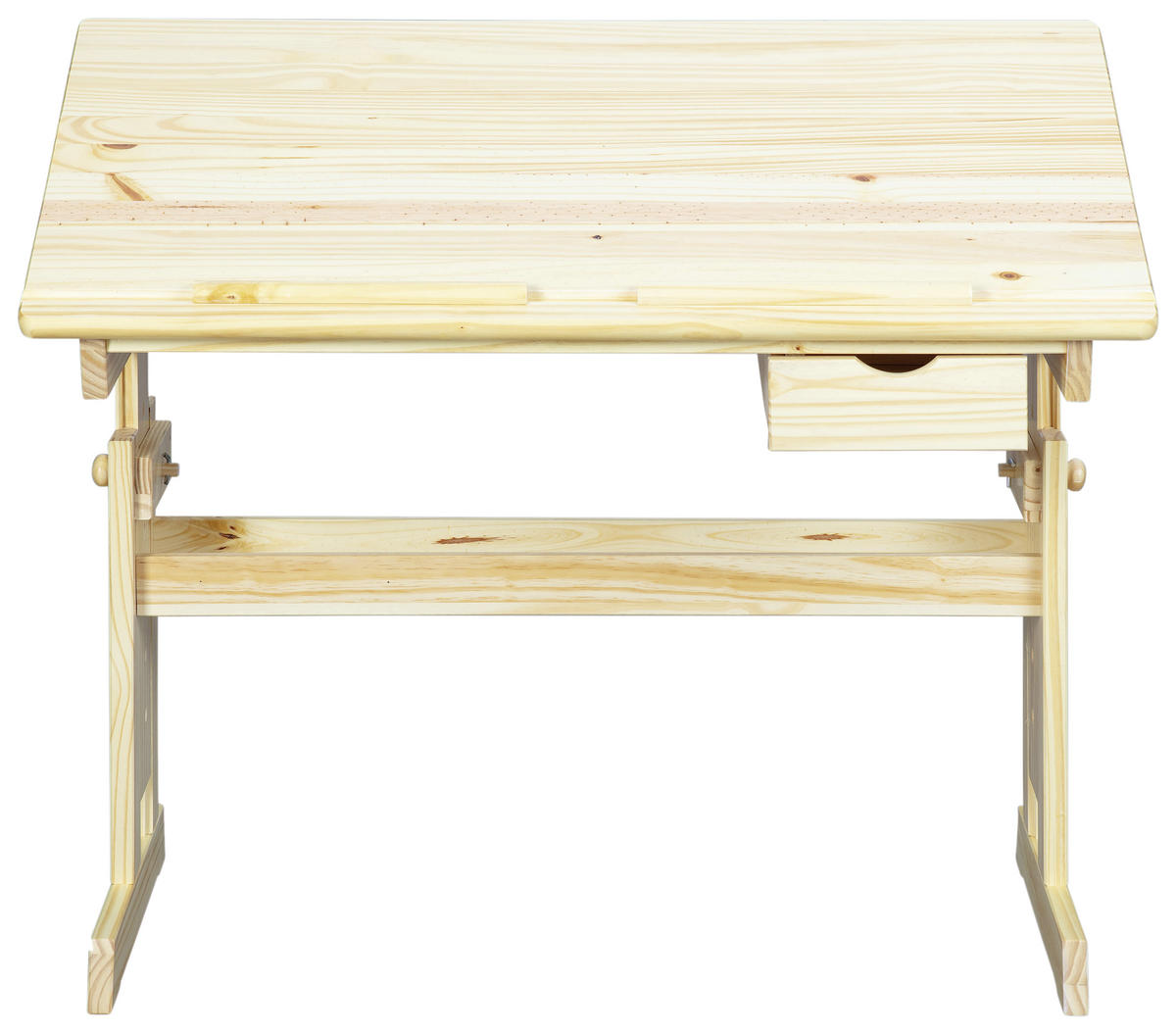 JUGENDSCHREIBTISCH 109/55/63-96 cm  in Kieferfarben  - Kieferfarben, Basics, Holz (109/55/63-96cm) - MID.YOU