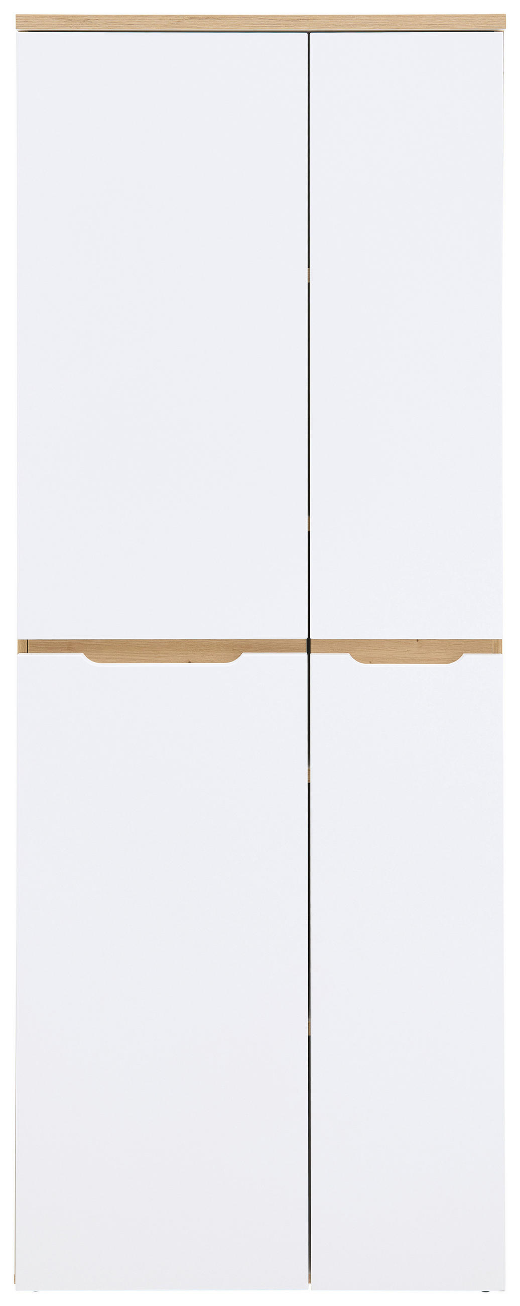 AKTENSCHRANK Weiß, Eiche Artisan  - Weiß/Eiche Artisan, KONVENTIONELL, Holzwerkstoff (75/197/38cm) - MID.YOU