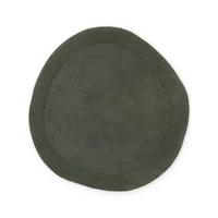 WOLLTEPPICH 160 cm 1812 Dunkelgrün organisch  - Dunkelgrün, KONVENTIONELL, Textil (160cm) - Villeroy & Boch