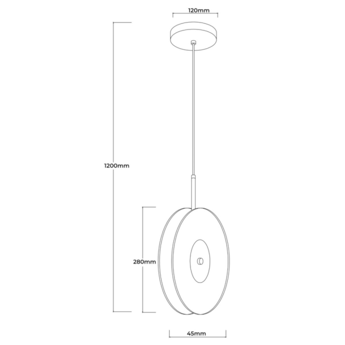 LED-HÄNGELEUCHTE Casy 20/120 cm  - Grau, Design, Glas (20/120cm)