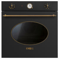 EINBAUBACKOFEN SF68C1AO  - Anthrazit/Messingfarben, Basics, Metall (59,7/57,5/57,1cm) - SMEG