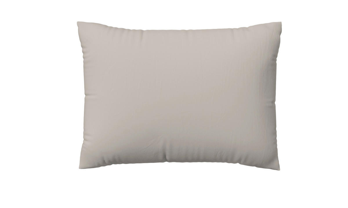 KISSENHÜLLE EASY JERSEY 40/60 cm  - Taupe, Basics, Textil (40/60cm) - Schlafgut
