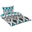 BETTWÄSCHE Satin 200/200 cm  - Blau, KONVENTIONELL (200/200cm) - Esposa