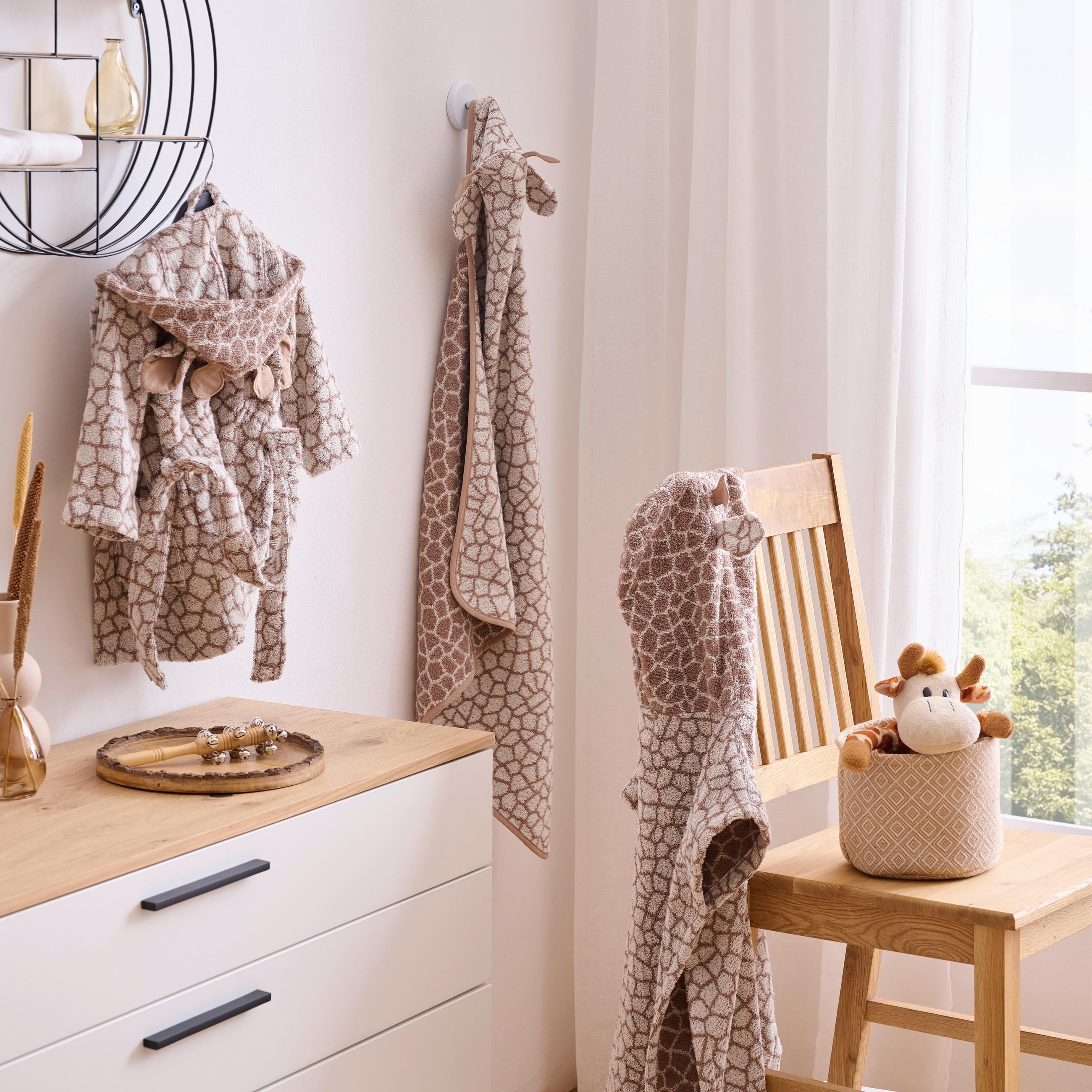 KINDERBADEMANTEL  - Braun, Trend, Textil - Patinio