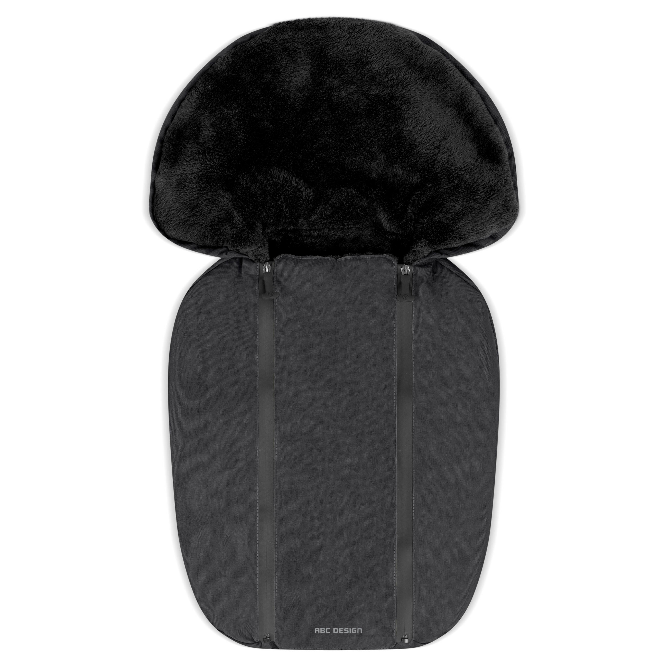 BABYSCHALEN-FUßSACK Neugeborenen-Fußsack  - Schwarz, Basics, Textil (72/40/3cm) - ABC Design