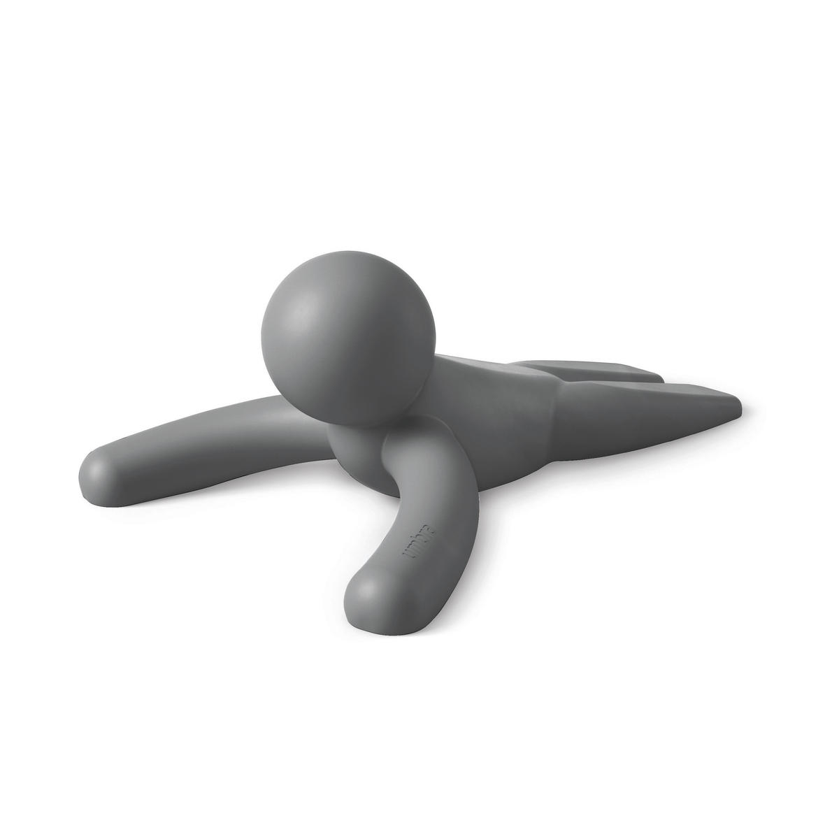 TÜRSTOPPER 2er Set Kunststoff  - Anthrazit, Design, Kunststoff (11/6/15cm) - Umbra