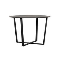 STOL ZA BLAGOVAONICU  crna  metal, drvni materijal      - crna, Moderno, drvni materijal/metal (110/75/110cm) - Hom`in
