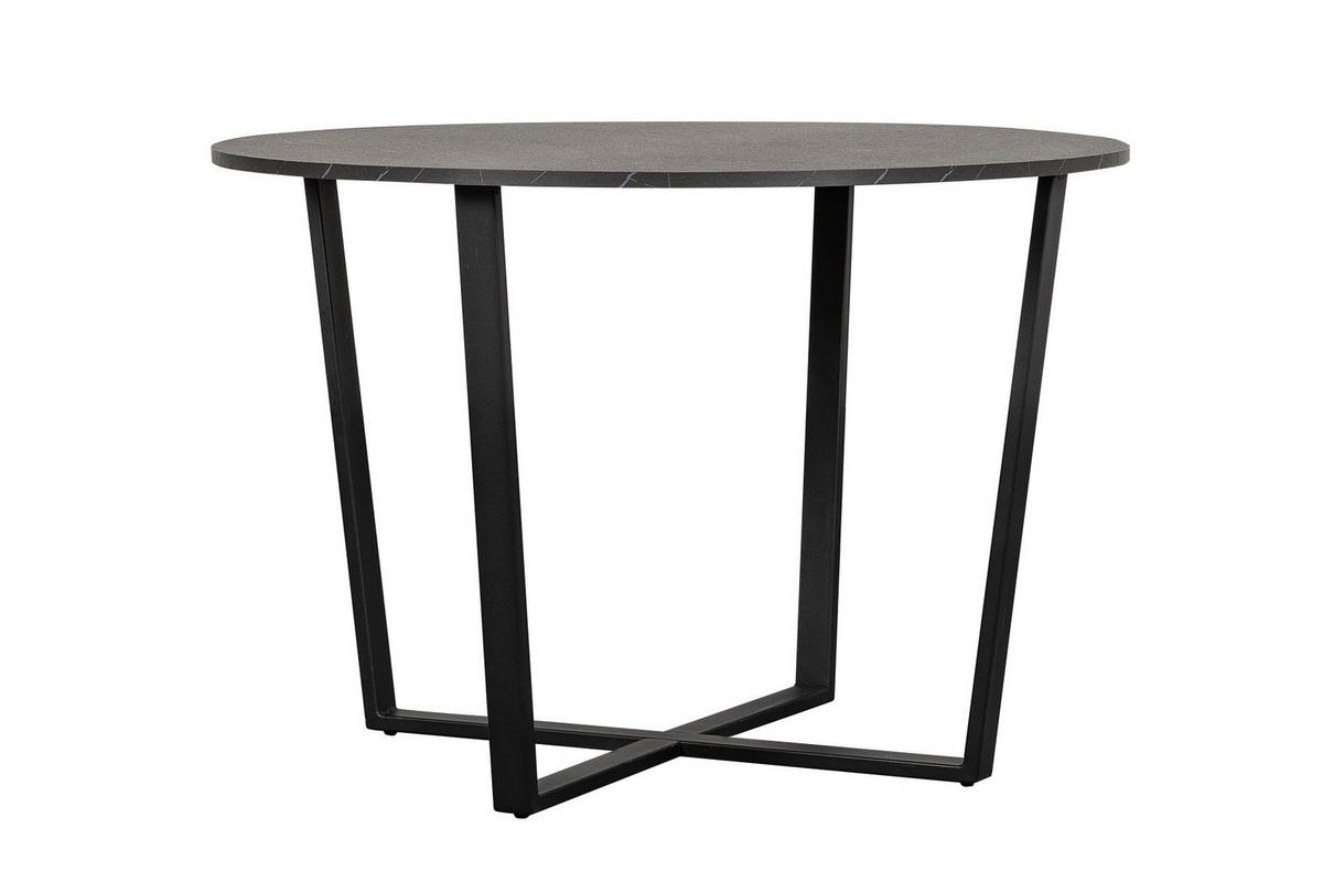 STOL ZA BLAGOVAONICU  crna  metal, drvni materijal      - crna, Moderno, drvni materijal/metal (110/75/110cm) - Hom`in
