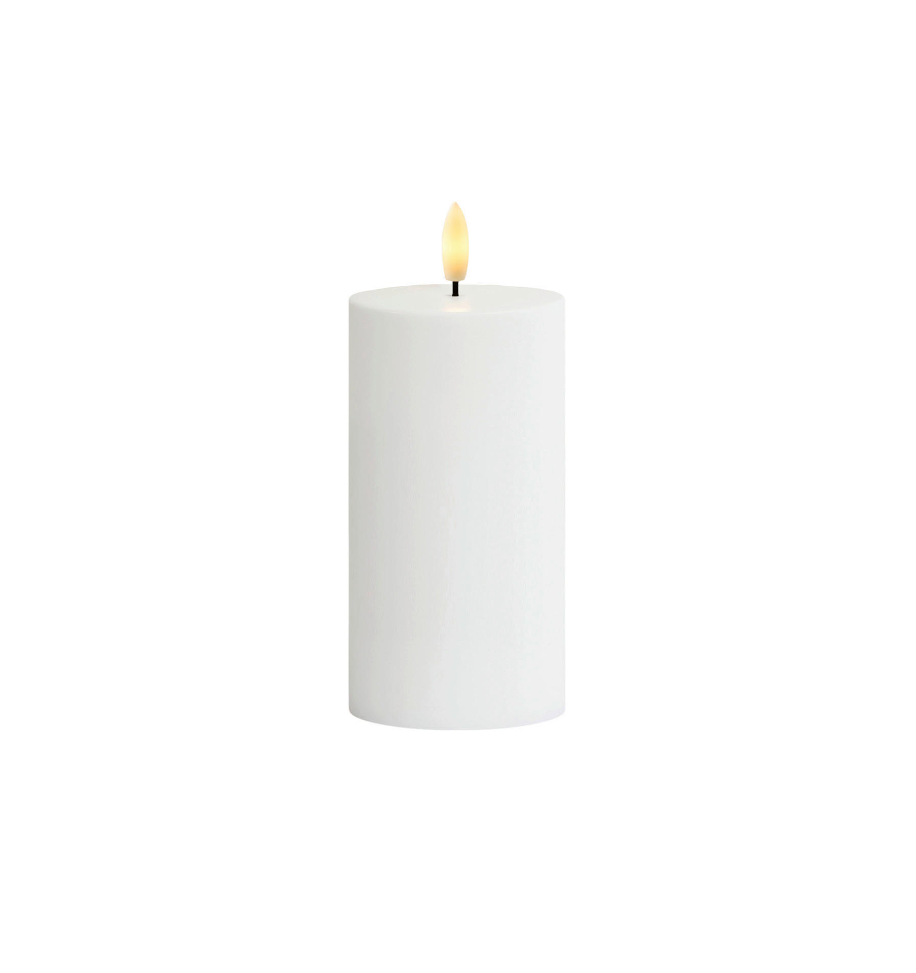 LED-KERZE  - Weiß, Basics, Kunststoff (7,5/15cm)
