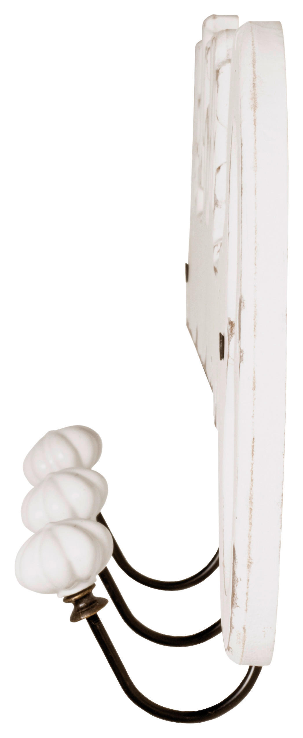 HAKENLEISTE  in Weiß  - Weiß, MODERN, Holzwerkstoff (50/22/7cm)