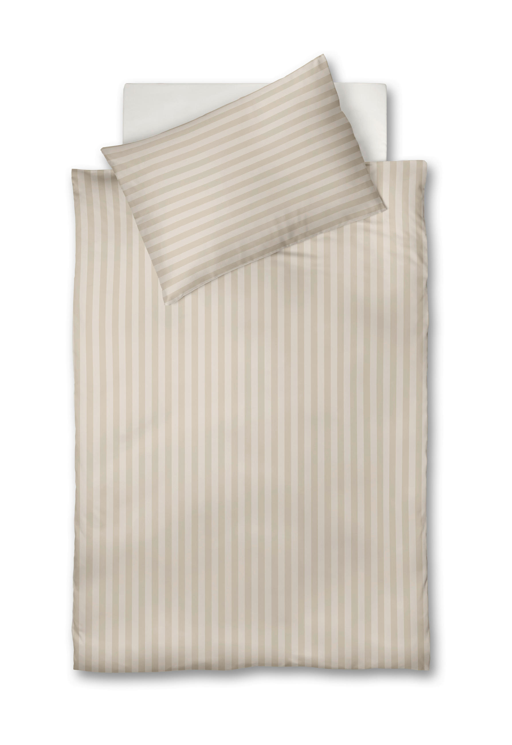 Fleuresse POSTEĽNÁ BIELIZEŇ, damask, piesková, 200/200 cm