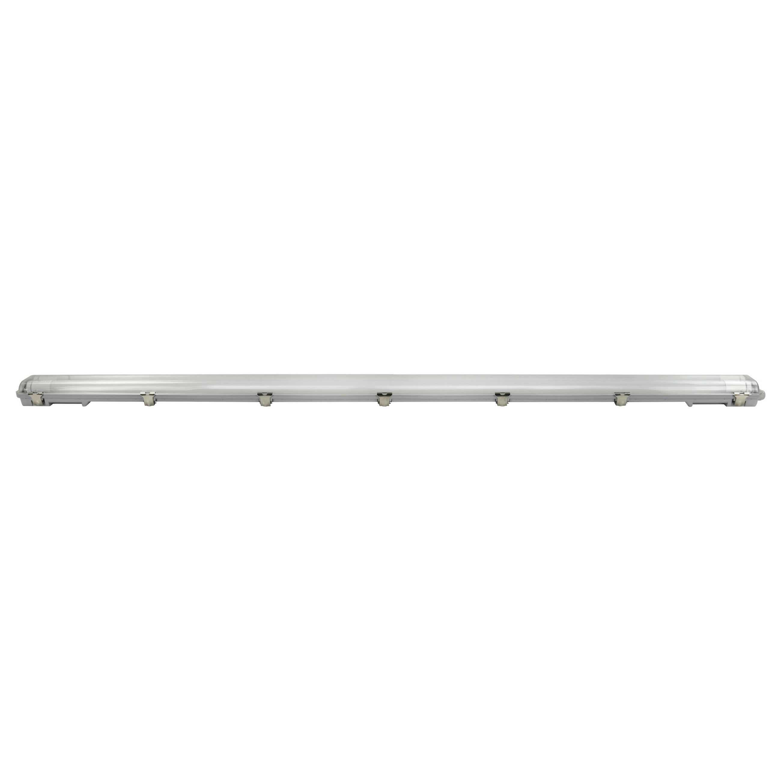 LED-DECKENLEUCHTE 156,8/8,8/5,2 cm  - Grau, Basics, Kunststoff (156,8/8,8/5,2cm)
