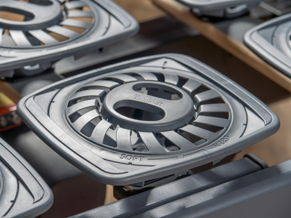 LATTENROST 80/200 cm  - Schieferfarben, Basics, Holz (80/200cm) - Tempur