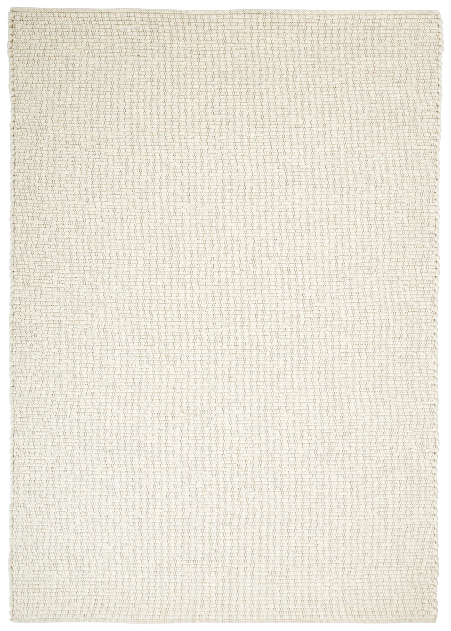 HANDWEBTEPPICH 170/230 cm Weiß  - Weiß, Basics, Textil (170/230cm) - Linea Natura