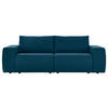 2-SITZER-SOFA in Webstoff Dunkelblau  - Schwarz/Dunkelblau, Design, Kunststoff/Textil (242/87/89cm) - LOOKS by W.Joop
