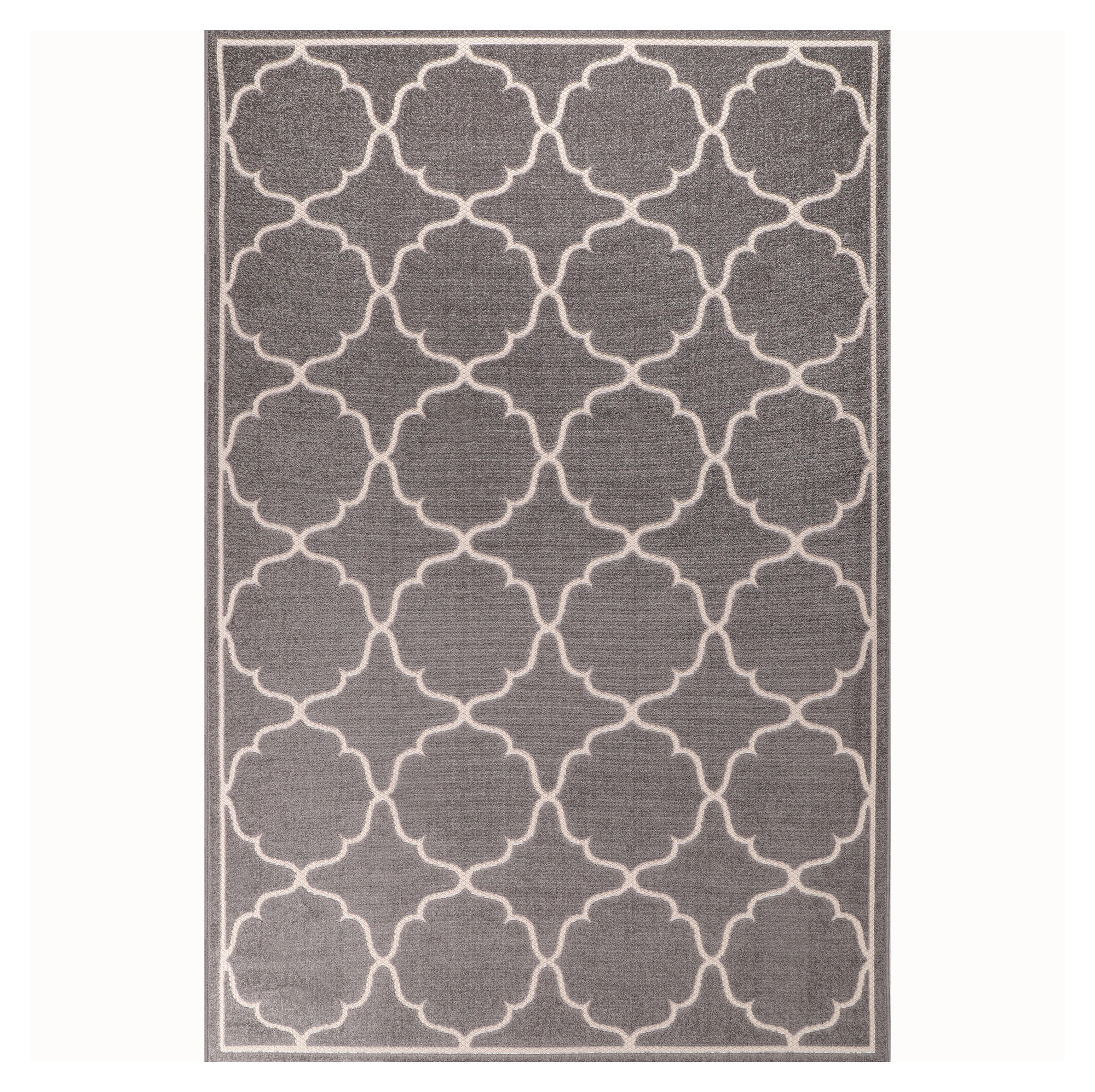 LÄUFER 80/200 cm Berlin Hellgrau  - Hellgrau, LIFESTYLE, Kunststoff/Textil (80/200cm)