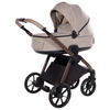 KINDERWAGENSET  Facetty  Vanilla Mousse  - Beige/Braun, Design, Textil/Metall (104,5/62/94cm) - Jimmylee