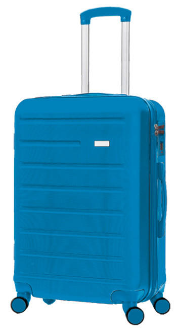 REISEKOFFER Blau  - Blau, Design, Kunststoff/Textil (56/35/20cm) - Novel