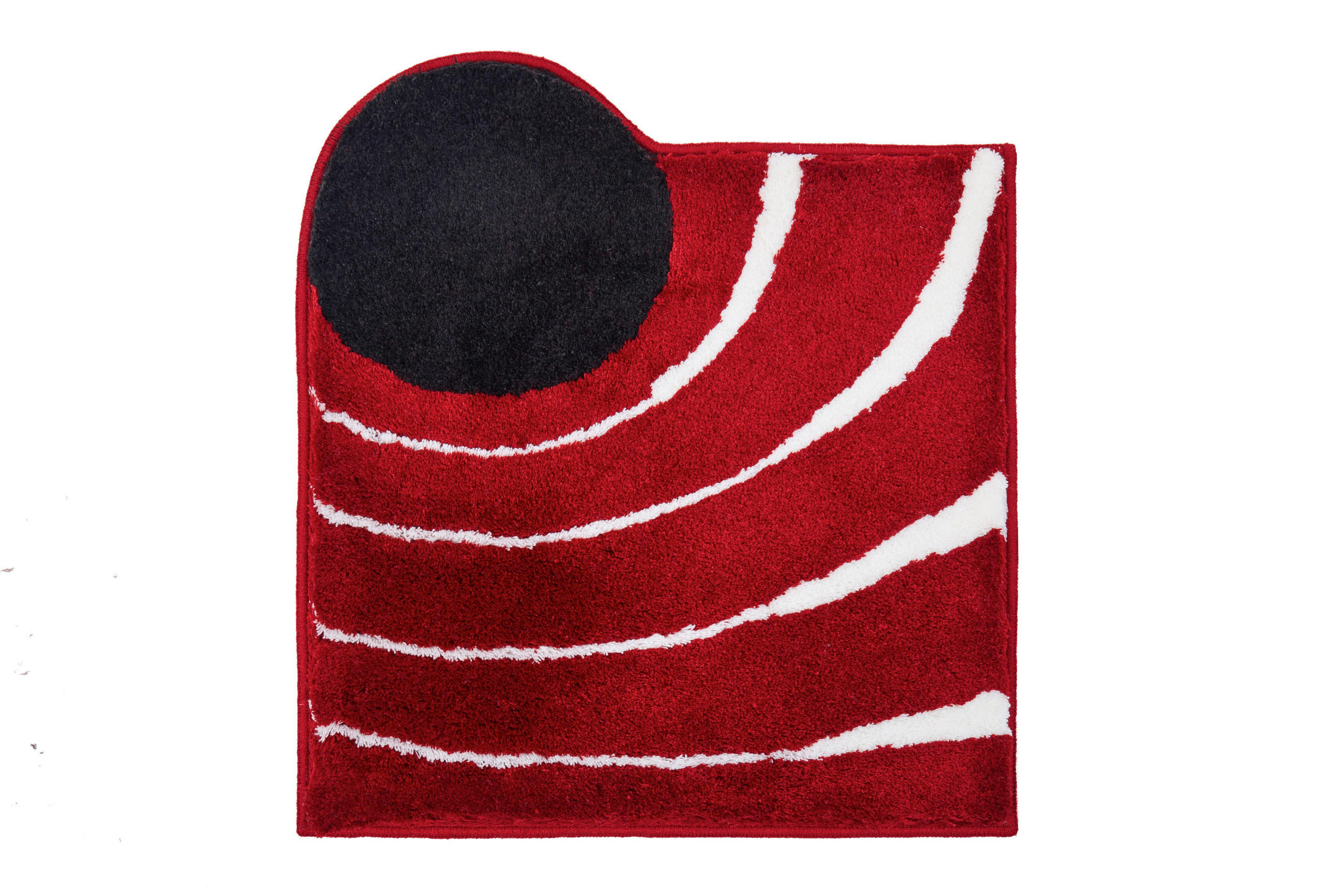 BIDET-VORLEGER Colani 2 Rot 60/60 cm  - Rot, Basics, Kunststoff/Textil (60/60cm) - Grund