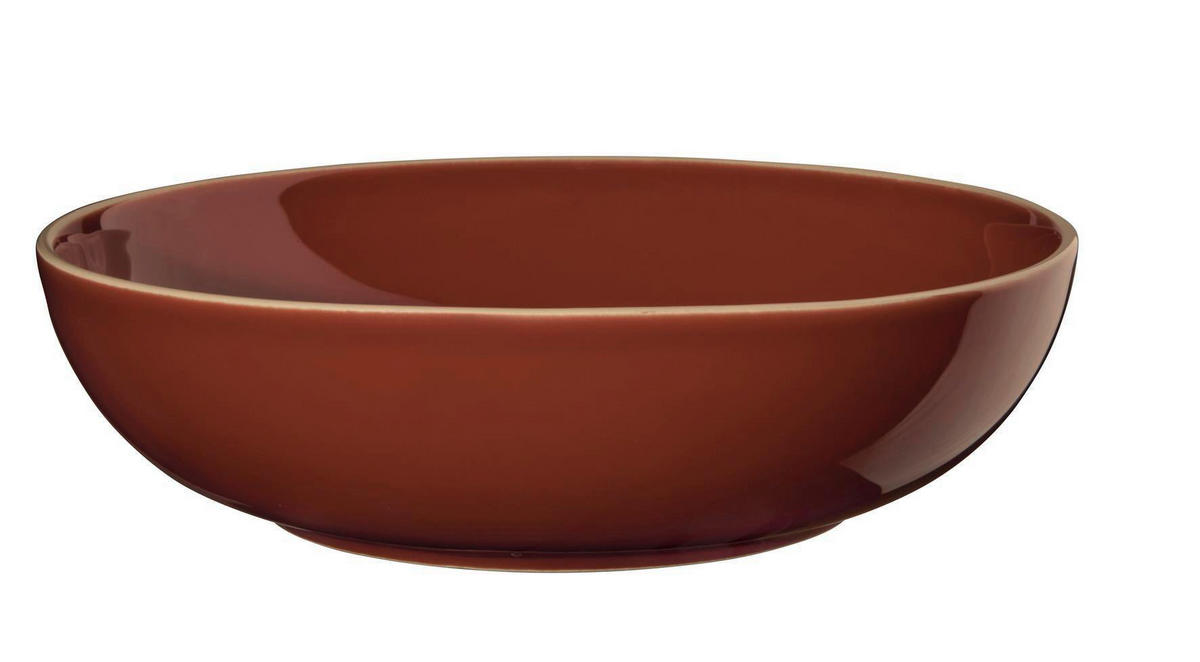 PASTATELLER Rot 21/5,5 cm semana  - Rot, KONVENTIONELL, Keramik (21/5,5cm) - ASA