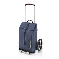 EINKAUFSTROLLEY Citycruiser herringbone dark blue  - Dunkelblau, Basics, Textil (34/55/22cm) - Reisenthel