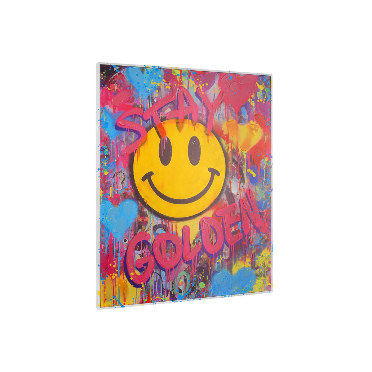 BILD Multicolor  - Multicolor/Weiß, Design, Kunststoff/Textil (82/102/4cm)