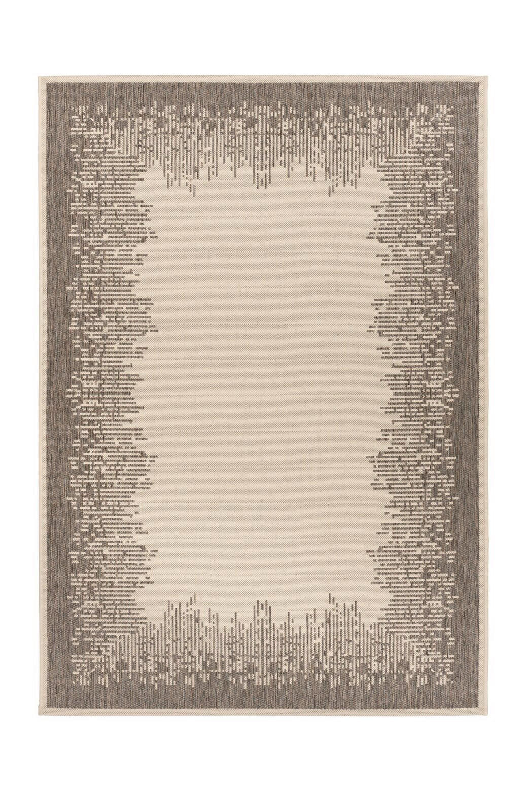 NAPLOCHO TKANÝ KOBEREC, 120/170 cm hnědá, krémová