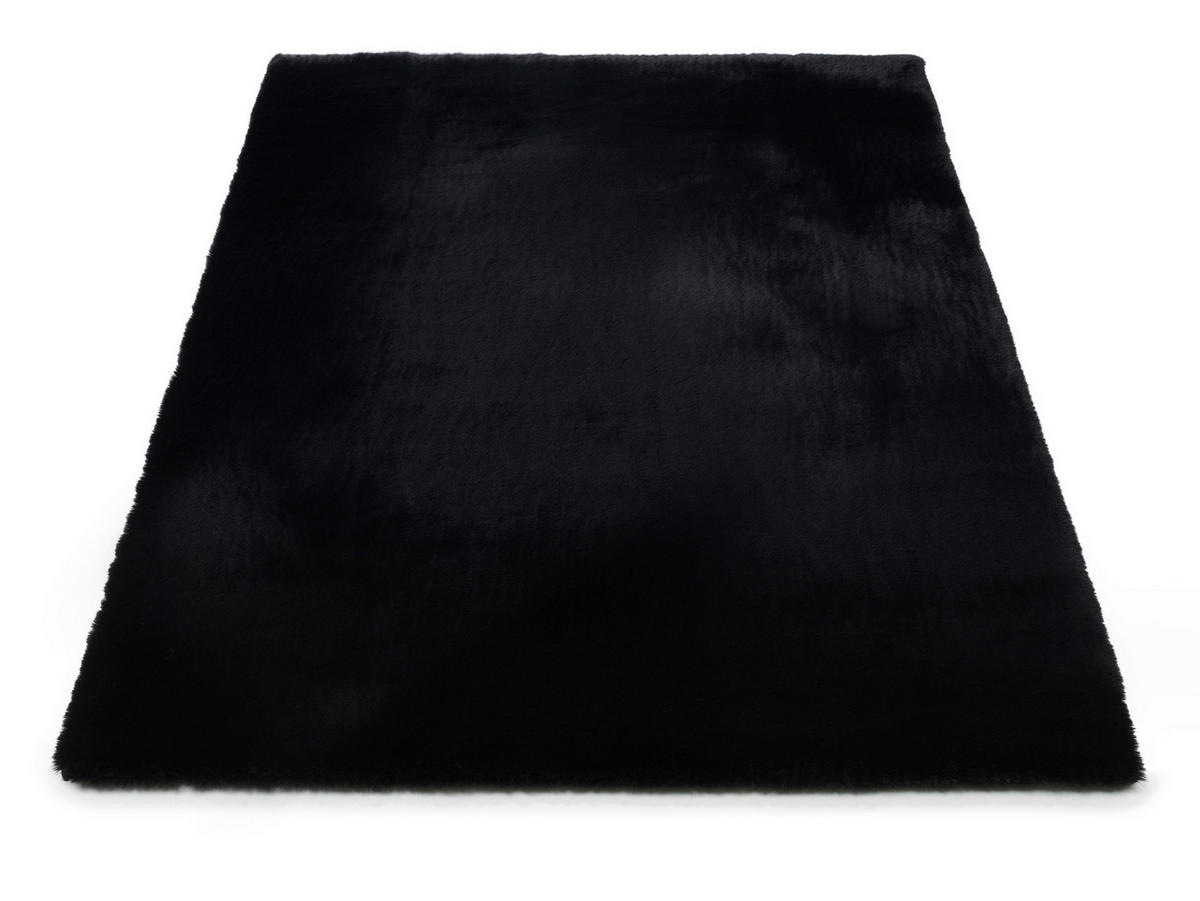 HOCHFLORTEPPICH 200/290 cm Silky Haven Schwarz  - Schwarz, Basics, Textil (200/290cm) - Novel