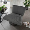 RELAXSESSEL in Textil Anthrazit  - Anthrazit/Schwarz, Design, Textil/Metall (100/78/96cm) - Livetastic