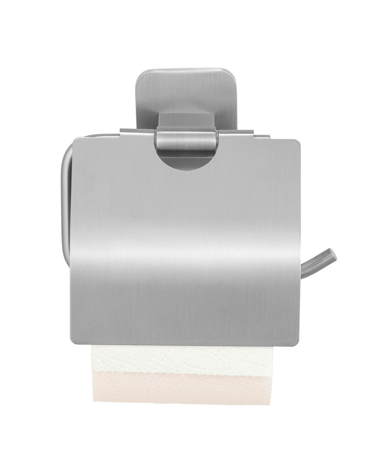 TOILETTENPAPIERHALTER - Edelstahlfarben, KONVENTIONELL, Metall (14,5/13/6,5cm) - Wenko