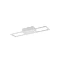 LED-DECKENLEUCHTE     - Weiss, Design, Metall (60/6/13cm)