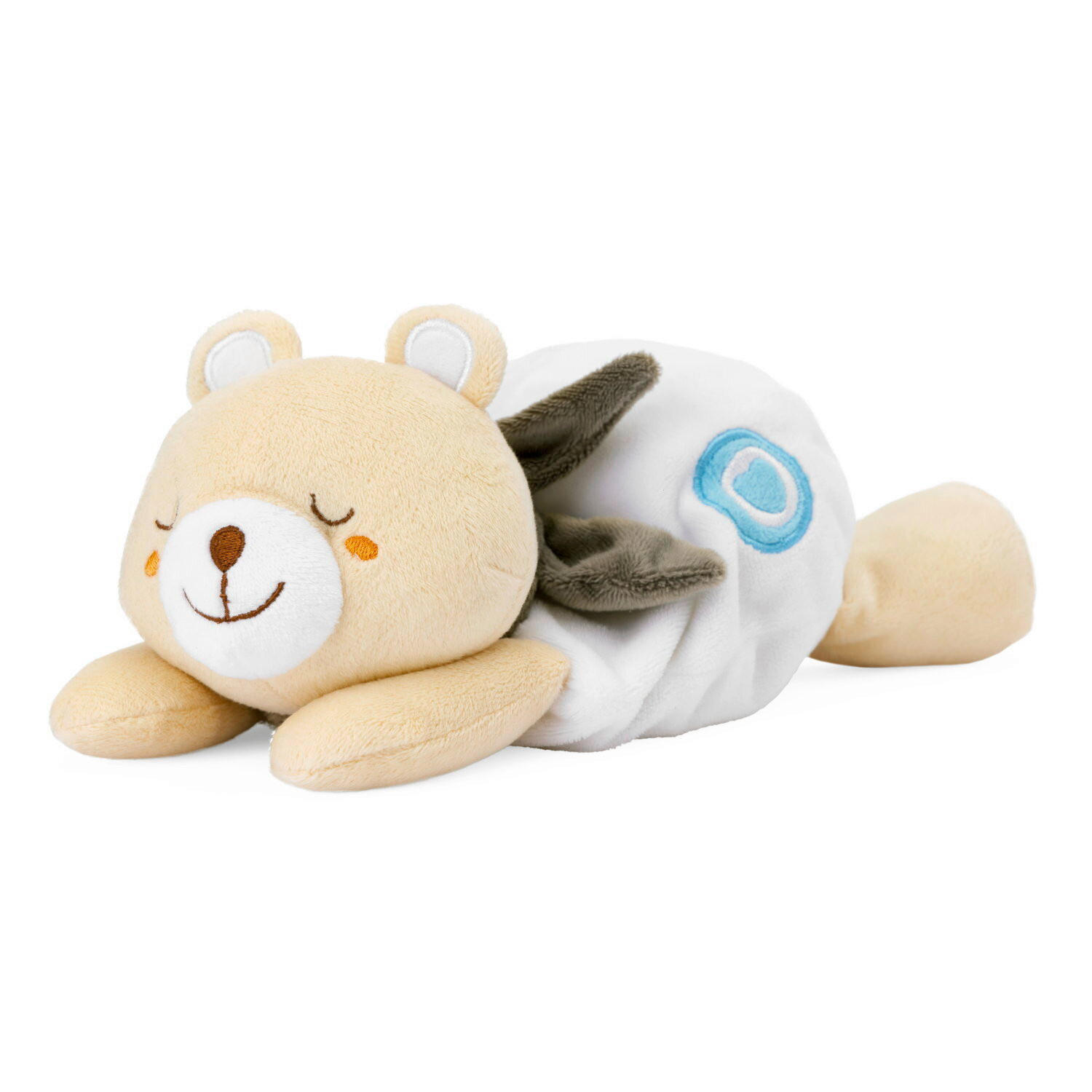 WÄRMETIER Kuschelbär  - Beige/Weiß, Basics, Textil (23/11/14cm) - Chicco