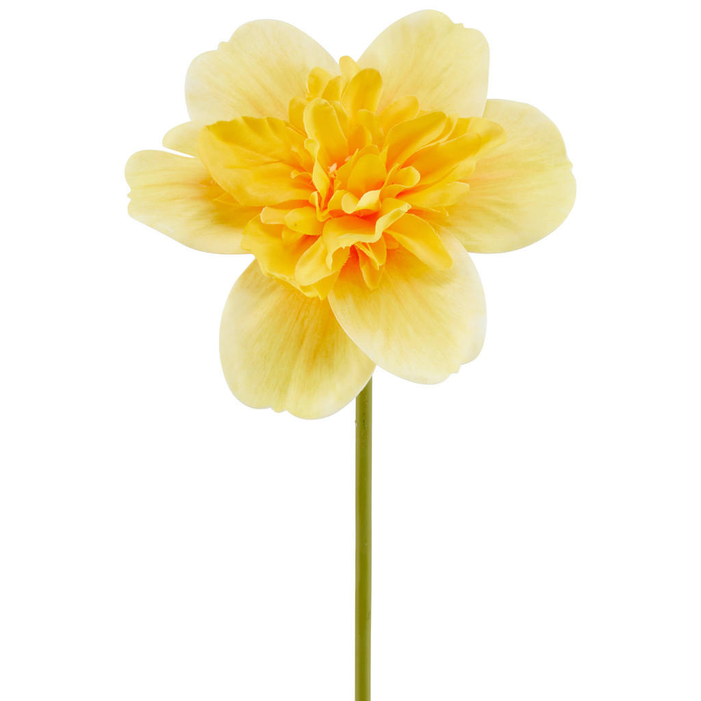 Kunstblume Osterglöckchen Gelb L: 40 Cm, Iris